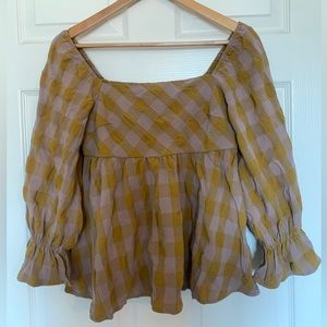 Entro Checkered Blouse